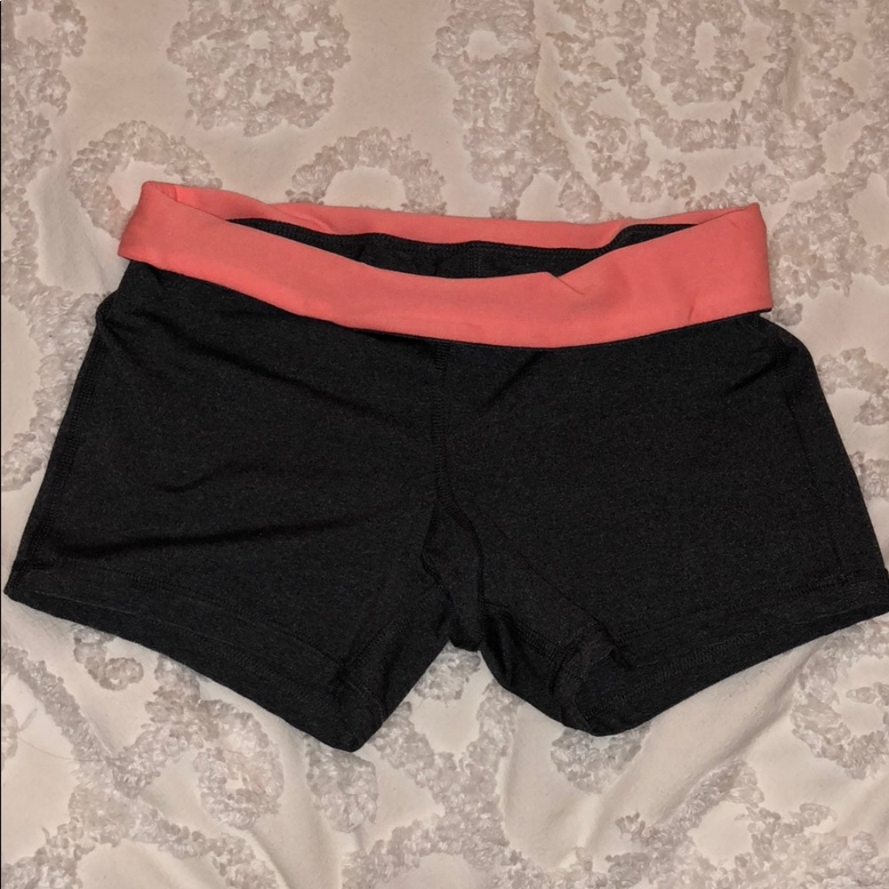 Leggings Shorts Grey Pink